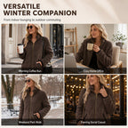 Women’s Casual Zip-Up Cardigan Jacket mysite