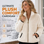 Women’s Casual Zip-Up Cardigan Jacket mysite